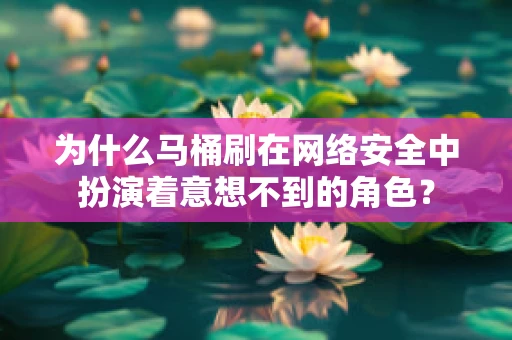 为什么马桶刷在网络安全中扮演着意想不到的角色？