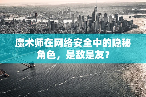 魔术师在网络安全中的隐秘角色，是敌是友？