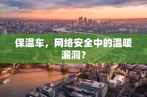 保温车，网络安全中的温暖漏洞？