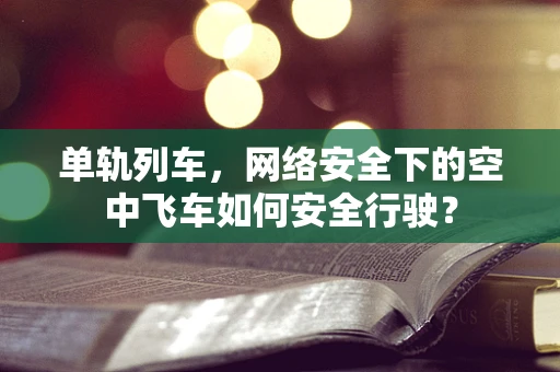 单轨列车，网络安全下的空中飞车如何安全行驶？