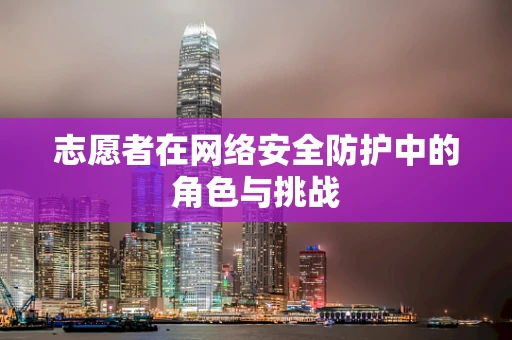 志愿者在网络安全防护中的角色与挑战