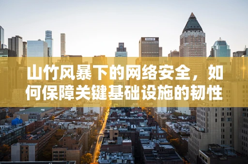 山竹风暴下的网络安全，如何保障关键基础设施的韧性？