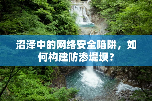 沼泽中的网络安全陷阱，如何构建防渗堤坝？
