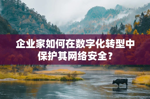 企业家如何在数字化转型中保护其网络安全？