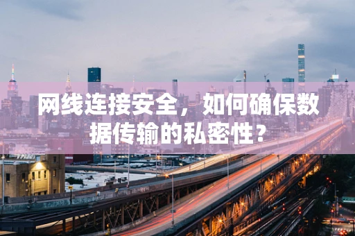 网线连接安全，如何确保数据传输的私密性？