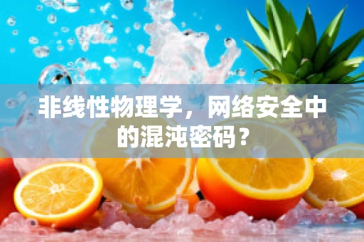 非线性物理学，网络安全中的混沌密码？