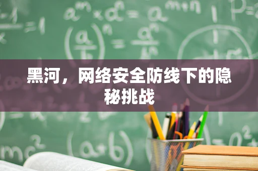 黑河，网络安全防线下的隐秘挑战