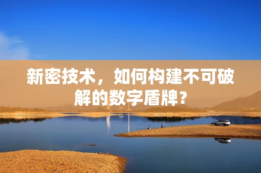 新密技术，如何构建不可破解的数字盾牌？