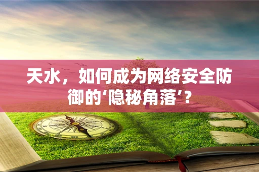 天水，如何成为网络安全防御的‘隐秘角落’？