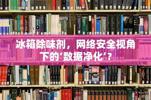冰箱除味剂，网络安全视角下的‘数据净化’？