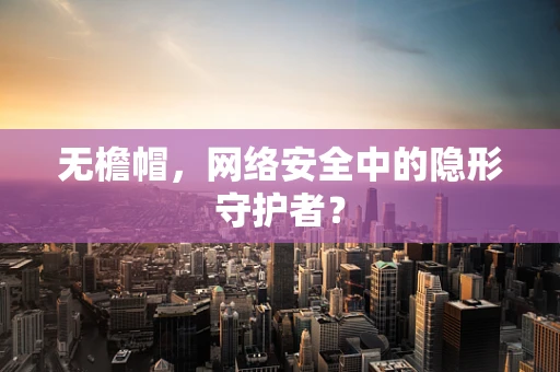 无檐帽，网络安全中的隐形守护者？