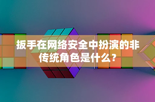 扳手在网络安全中扮演的非传统角色是什么？