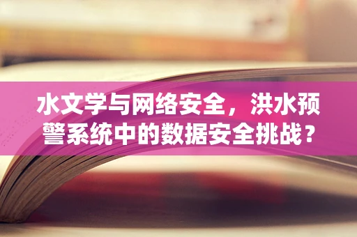 水文学与网络安全，洪水预警系统中的数据安全挑战？