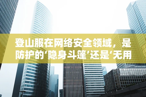 登山服在网络安全领域，是防护的‘隐身斗篷’还是‘无用装备’？