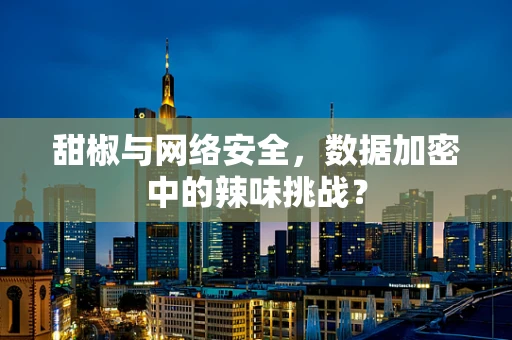 甜椒与网络安全，数据加密中的辣味挑战？
