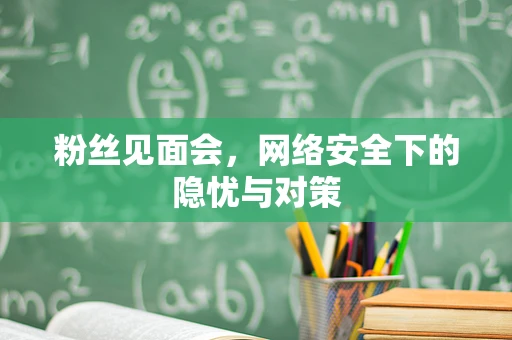 粉丝见面会，网络安全下的隐忧与对策