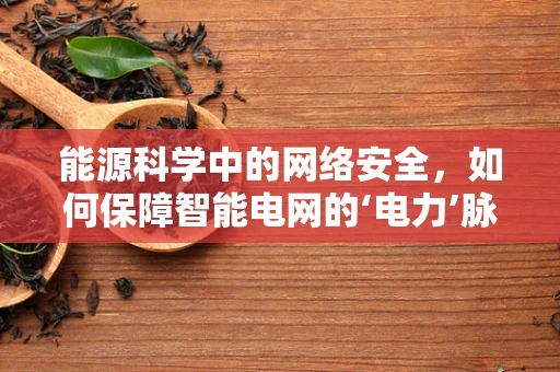 能源科学中的网络安全，如何保障智能电网的‘电力’脉搏？