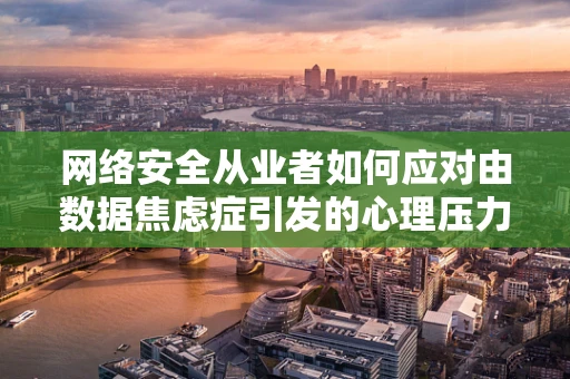 网络安全从业者如何应对由数据焦虑症引发的心理压力？