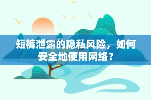 短裤泄露的隐私风险，如何安全地使用网络？