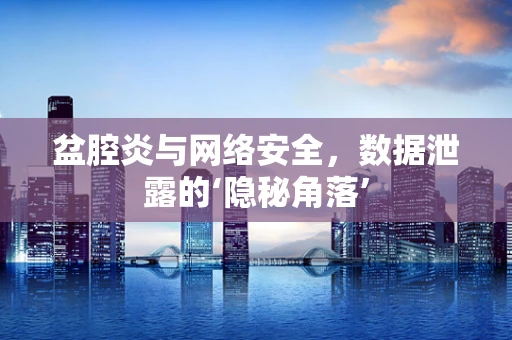盆腔炎与网络安全，数据泄露的‘隐秘角落’