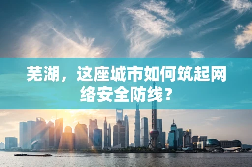 芜湖，这座城市如何筑起网络安全防线？