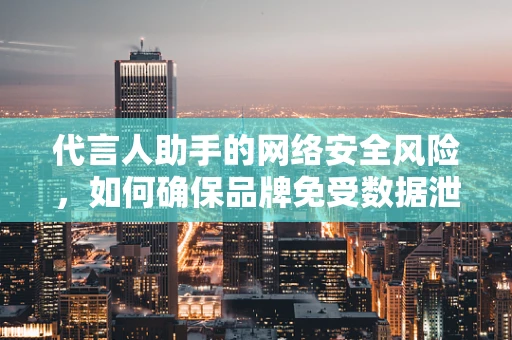 代言人助手的网络安全风险，如何确保品牌免受数据泄露之害？