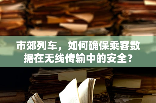 市郊列车，如何确保乘客数据在无线传输中的安全？
