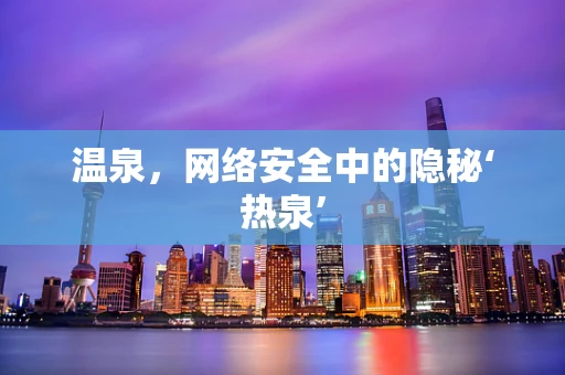 温泉，网络安全中的隐秘‘热泉’