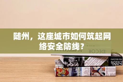 随州，这座城市如何筑起网络安全防线？