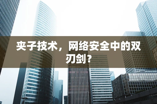 夹子技术，网络安全中的双刃剑？
