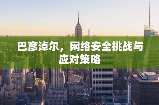 巴彦淖尔，网络安全挑战与应对策略