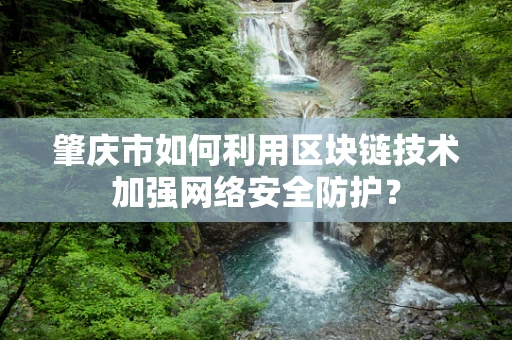 肇庆市如何利用区块链技术加强网络安全防护？