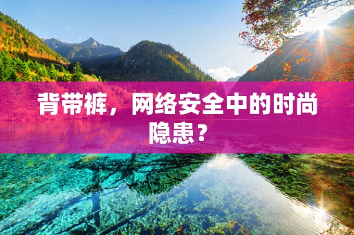 背带裤，网络安全中的时尚隐患？