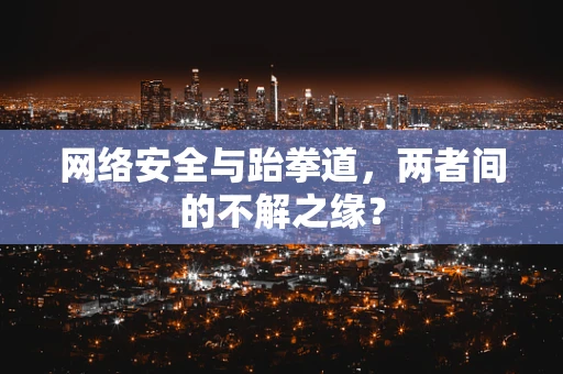 网络安全与跆拳道，两者间的不解之缘？