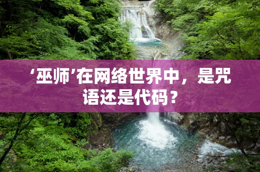 ‘巫师’在网络世界中，是咒语还是代码？