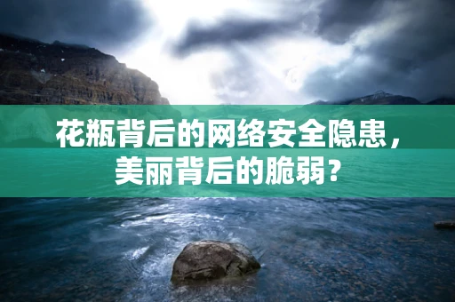 花瓶背后的网络安全隐患，美丽背后的脆弱？