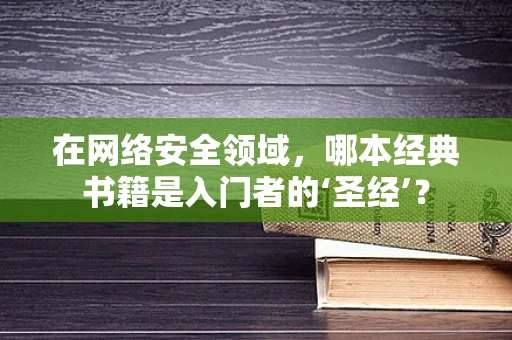 在网络安全领域，哪本经典书籍是入门者的‘圣经’？