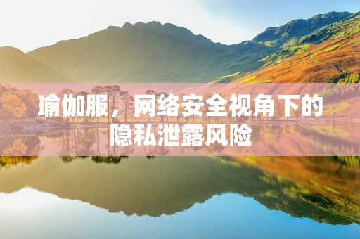 瑜伽服，网络安全视角下的隐私泄露风险