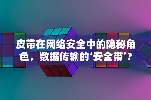 皮带在网络安全中的隐秘角色，数据传输的‘安全带’？