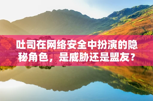吐司在网络安全中扮演的隐秘角色，是威胁还是盟友？