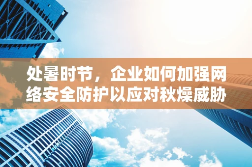 处暑时节，企业如何加强网络安全防护以应对秋燥威胁？