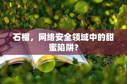 石榴，网络安全领域中的甜蜜陷阱？