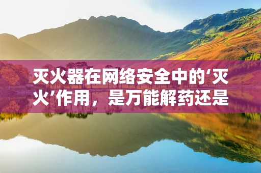 灭火器在网络安全中的‘灭火’作用，是万能解药还是临时缓解？