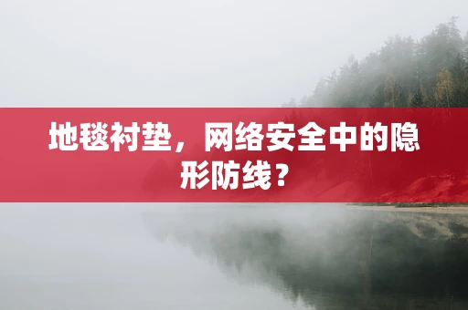 地毯衬垫，网络安全中的隐形防线？