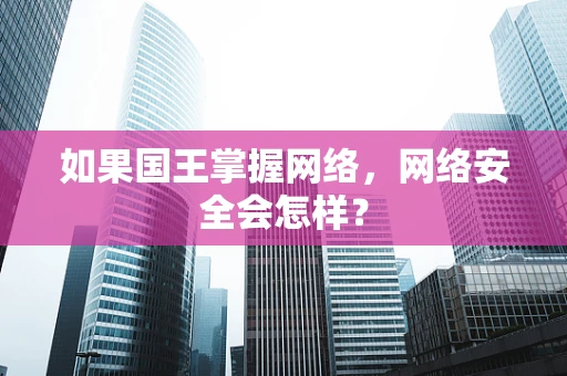 如果国王掌握网络，网络安全会怎样？