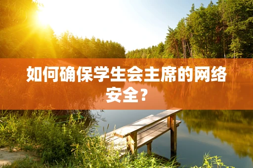 如何确保学生会主席的网络安全？