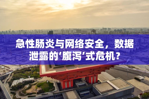 急性肠炎与网络安全，数据泄露的‘腹泻’式危机？