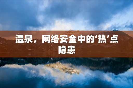 温泉，网络安全中的‘热’点隐患
