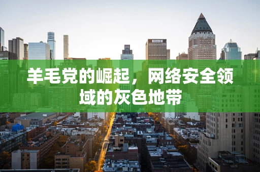 羊毛党的崛起，网络安全领域的灰色地带
