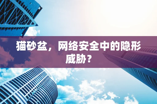 猫砂盆，网络安全中的隐形威胁？